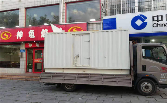武隆出租发电机施工案例